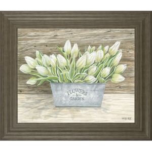 Classy Art Flowers & Garden Tulips by Cindy Jacobs Framed Wall Art, 22