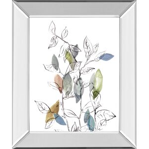 Classy Art Spring Leaves I by Meyers, R. Mirror Framed Print Wall Art, 22