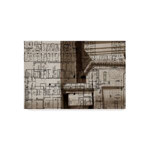 Trademark Global Sisa Jasper Architecture Drawing Iv Canvas Art - 20