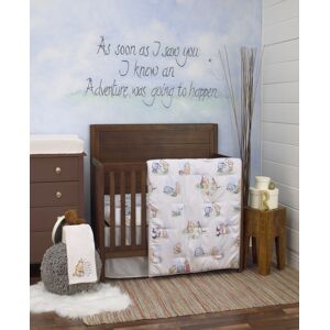 Disney Winnie the Pooh Storybook 6-Piece Crib Bedding Set - Light Beige