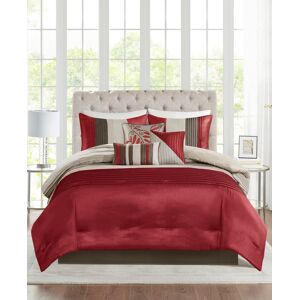 Madison Park Amherst 7-Pc. Comforter Set, California King - Red