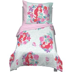 Disney Little Mermaid Sea Garden 4-Piece Toddler Bedding Set - Pink