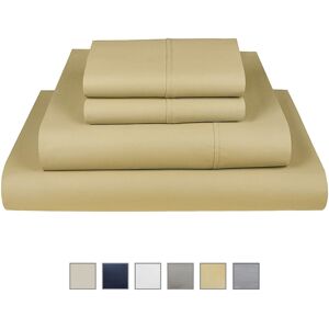 Fisher West New York The Village 500 Thread Count Cotton Twin Sheet 3-Piece Set, Fits Mattress Upto 17