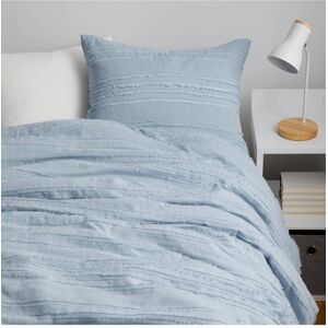 Dormify Juliette Eyelash Fringe Comforter & Sham Sets, Cotton, Full/Queen, Ultra-Cute Styles to Personalize Your Room - Juliette Eyelash Sky Blue