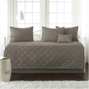 Southshore Fine Linens The Brickyard Collection 6 Piece Twin Day Bed Cover Set - Tan