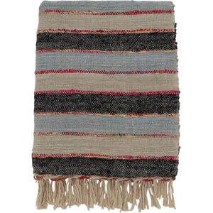 Saro Lifestyle Striped Design Throw Blanket - Multi