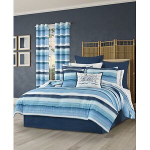 Royal Court Balboa 4 Piece Comforter Set, Full - Blue