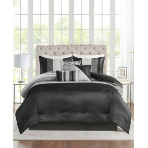 Madison Park Amherst 7-Pc. Comforter Set, Queen - Black