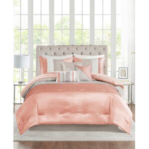 Madison Park Amherst 7-Pc. Comforter Set, Queen - Coral