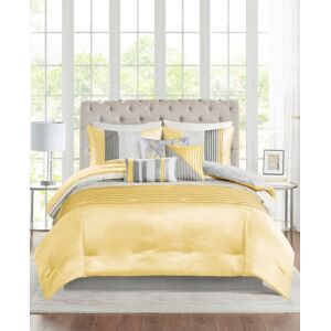 Madison Park Amherst 7-Pc. Comforter Set, Queen - Yellow