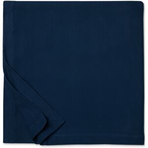 Sferra Allegra Classic Twill Cotton Blanket, Full/Queen - Navy