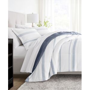 ienjoy Home Stitched Stripe 3-Piece Comforter Set, Full/Queen - Stone