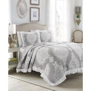 Lush Decor Lucianna Ruffle Edge Cotton Quilt Set