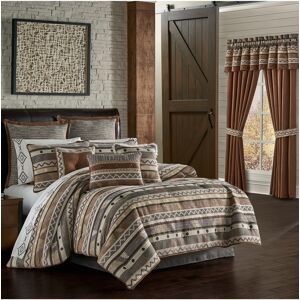 J Queen New York Timber Linen 4-Pc. Comforter Set, Queen - Gold