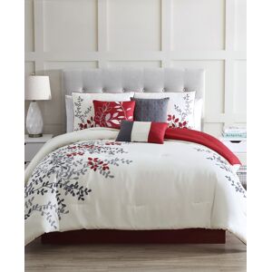 Riverbrook Home Pemberton 7 Piece Comforter Set, Queen - Open Red