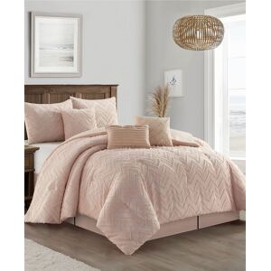 Stratford Park Frida 7-Piece Comforter Set, California King - Blush