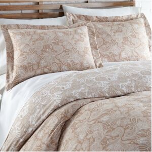 Southshore Fine Linens Perfect Paisley 3-Piece Comforter and Sham Set - Taupe