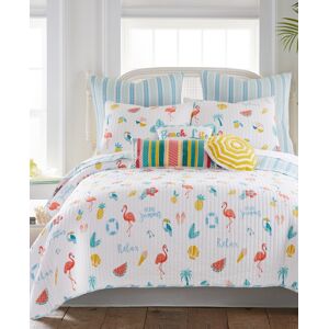 Levtex Summertime Reversible 3-Pc. Quilt Set, King/California King - Teal