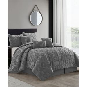 Stratford Park Sidney 7-Piece Comforter Set, California King - Gray