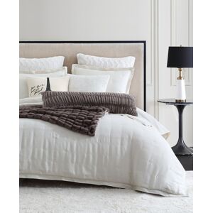 Karl Lagerfeld Paris Silky Cloud 3 Piece Comforter Set, King - Ivory