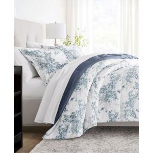 Ienjoy Home Bamboo Leaves Blue Pattern Comforter Sets