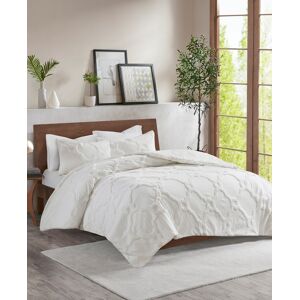 Madison Park Pacey Geometric 3-Pc. Comforter Set, Full/Queen - White