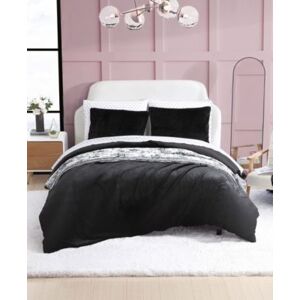 Betsey Johnson Solid Faux Fur Duvet Cover Collection Set