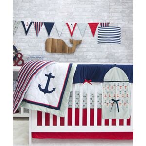 Pam Grace Creations 6 Piece Crib Bedding Set - Anchors