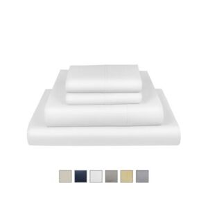 Fisher West New York Liberty 750 Thread Count Cotton Rich Wrinkle Resistant Fits Mattress Upto 17