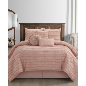 Stratford Park Suva 7-Piece Comforter Set, California King - Rose