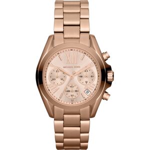 Michael Kors Women's Chronograph Mini Bradshaw Rose Gold-Tone Stainless Steel Bracelet Watch 35mm MK5799