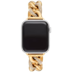 Michael Kors Women's Pave Stainless Steel Bracelet for Apple Watch, 38/40/41 and 42/44/45/49mm - Gold-tone