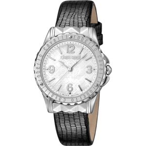 Roberto Cavalli By Franck Muller Women's Swiss Quartz Gray Leather Strap Watch, 34mm - Gray