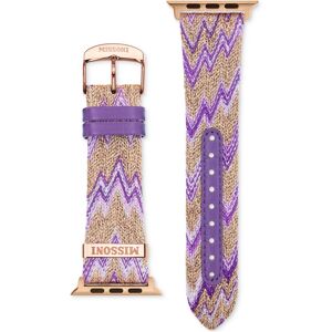 Missoni Purple Multicolor Zigzag Fabric Strap for Apple Watch 42/44/45mm - Multicolor