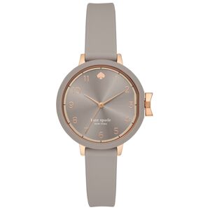 kate spade new york Women's Park Row Gray Silicone Strap Watch 34mm - Grey