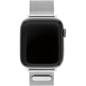 Coach Stainless Steel Mesh Bracelet 42/44/45mm Apple Watch Band - Stainless Steel