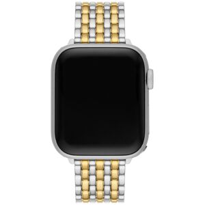 Tory Burch Two-Tone Stainless Steel Bracelet For Apple Watch 38mm-45mm - Silver