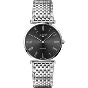 Longines Women's Swiss Automatic La Grande Classique de Longines Stainless Steel Bracelet Watch 38mm - Black