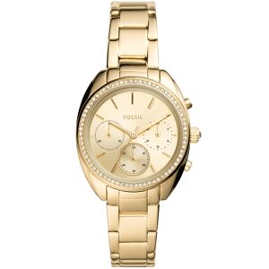 Fossil Ladies Vale Chronograph, gold tone stainless steel watch 34mm - Gold