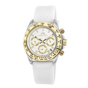Porsamo Bleu Women's Alexis Sport Silicone Strap Watch 923CALR - White