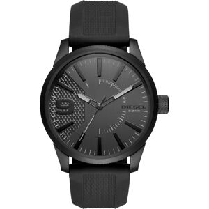 Diesel Men's Black Silicone Strap Watch 46x53mm DZ1807 - Black