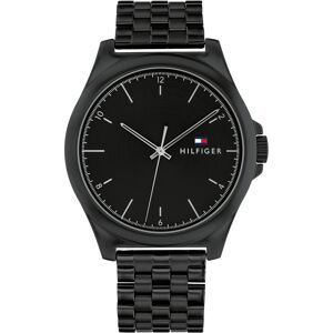 Tommy Hilfiger Men's Quartz Black Stainless Steel Watch 42mm - Black