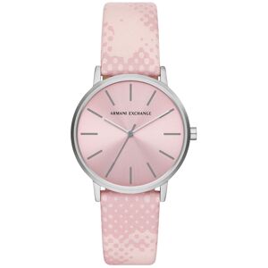 A|x Armani Exchange A X Armani Exchange Women's Quartz Three Hand Pink Leather Watch 36mm - Pink
