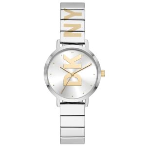 Dkny's Women's The Modernist Three-Hand Two-tone Stainless Steel Bracelet Watch 32mm - Two-tone