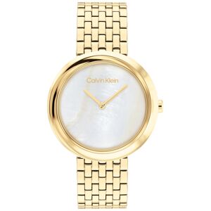 Calvin Klein Women's 2H Quartz Gold-Tone Stainless Steel Bracelet Watch 34mm - Gold