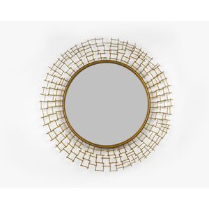 Peterson Artwares Dimensional Wall Mirror - Brass