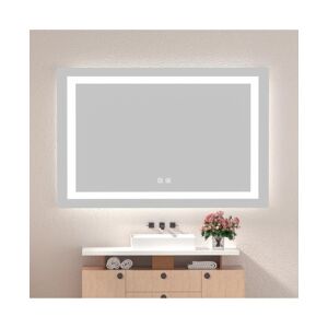 Simplie Fun Bathroom Vanity Led Lighted Mirror-36x48in - Natural