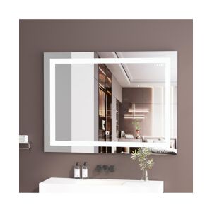 Simplie Fun Bathroom Vanity Led Lighted Mirror-32x40in - Natural