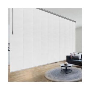 Rod Desyne Embroidered Chiffon Blind 10-Panel Double Rail Panel Track Extendable 120