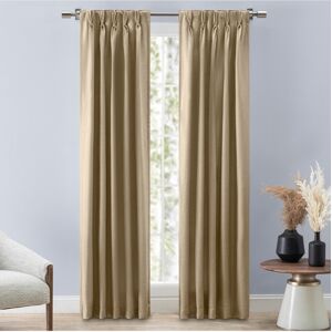 Ricardo Grasscloth 2/Way Pinch Pleated w/Back Tabs Pair Curtain 100